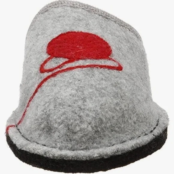 Haflinger Gray Women's Slippers - Picture 9 of 13